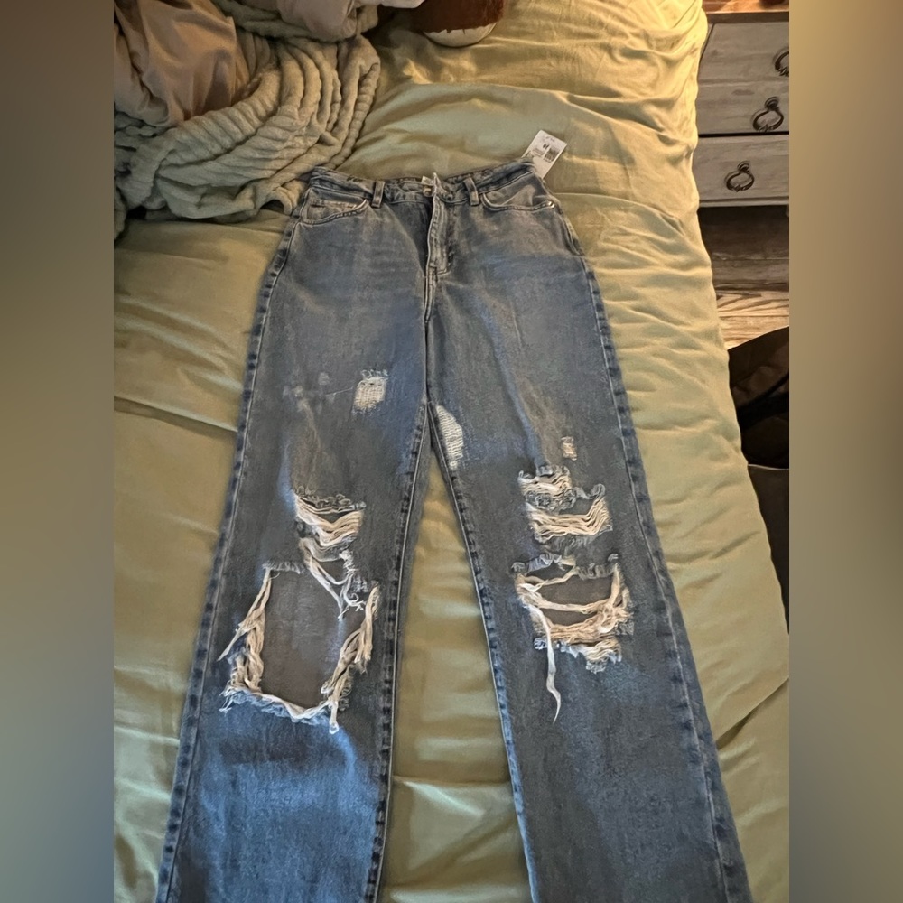 Forever21 Blue Boyfriend jeans